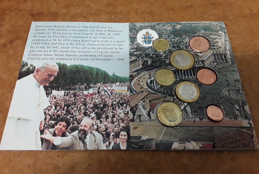Vaticano John Paul 11 2004 - EURO € SPECIMEN PATTERN COIN SET
