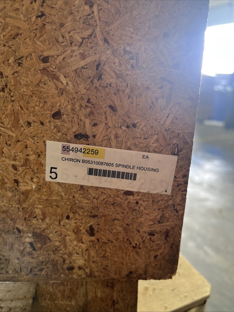 CHIRON SPINDLE HOUSING B05310087605