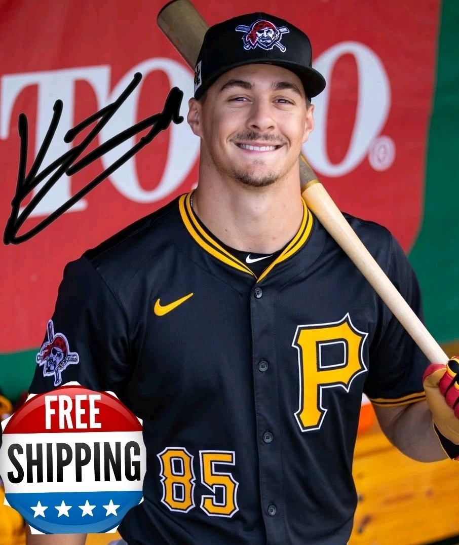 Konnor Griffin Pittsburgh Autograph 8x10 Photo Reprint Signature Free Shipping