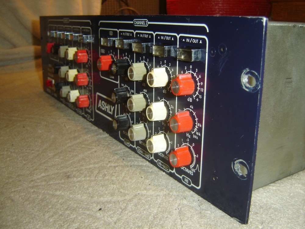 Ashly SC-66A, Blueface Stereo Parametric Equalizer, Eq, Vintage Rack, As Is