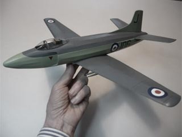 Attacker Jetex50 16" Wingspan RC Model Airplane Printed Plans & Templates