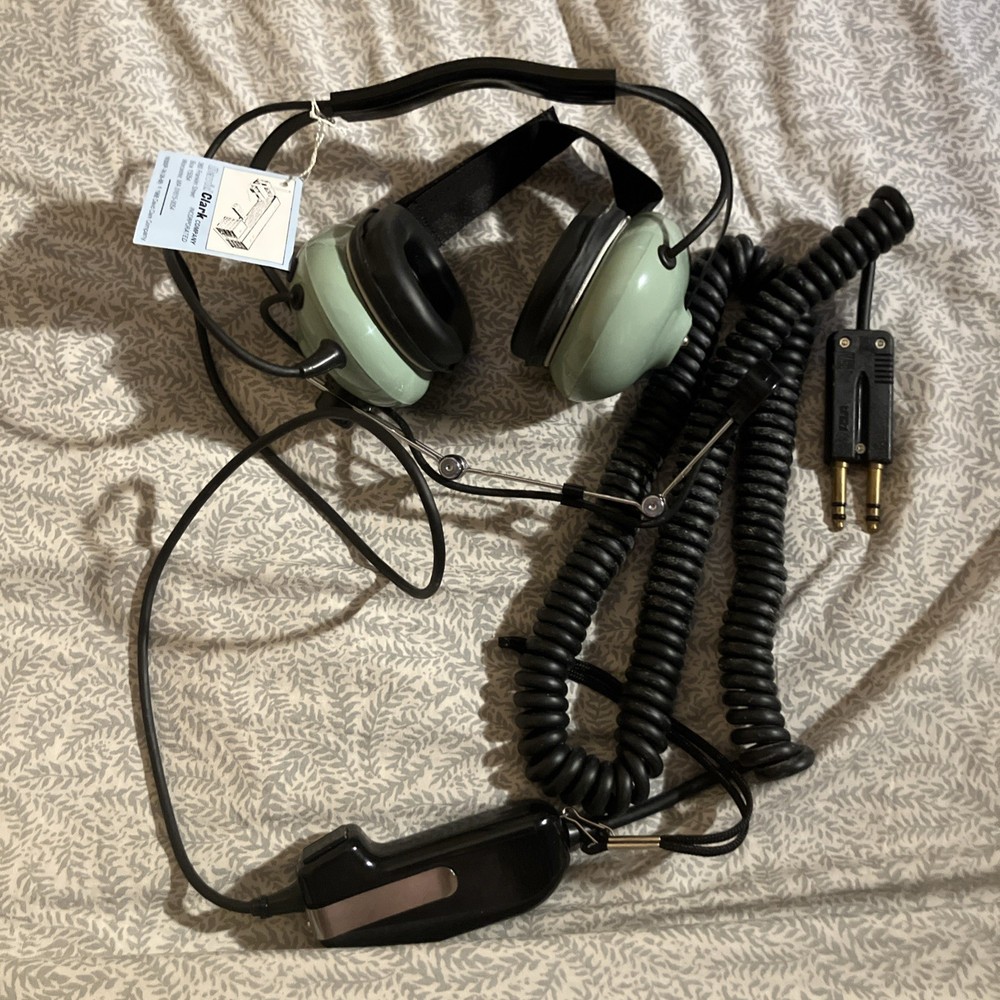 David Clark Aviation Headset W/ Mic Aviation Pilot Headset