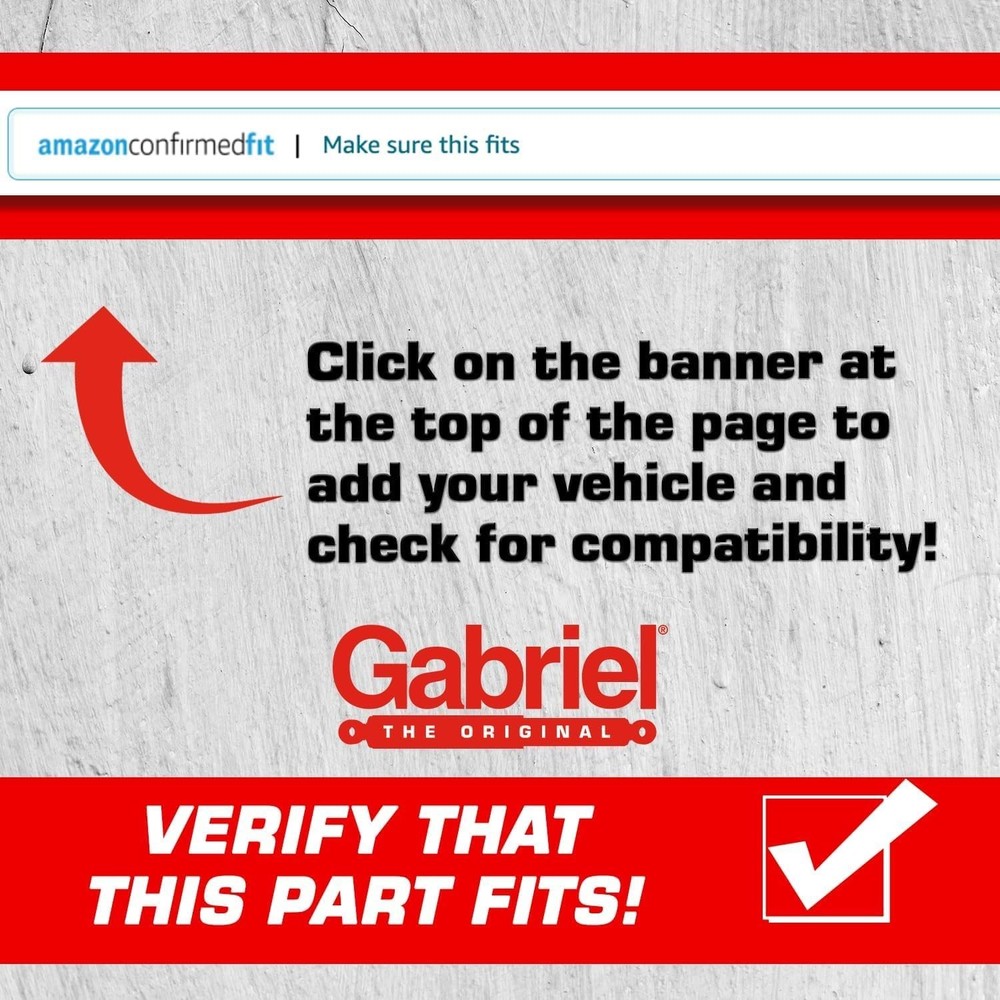 Gabriel 140701 Air Shock Accessory Fitting Kit (1 Pack)