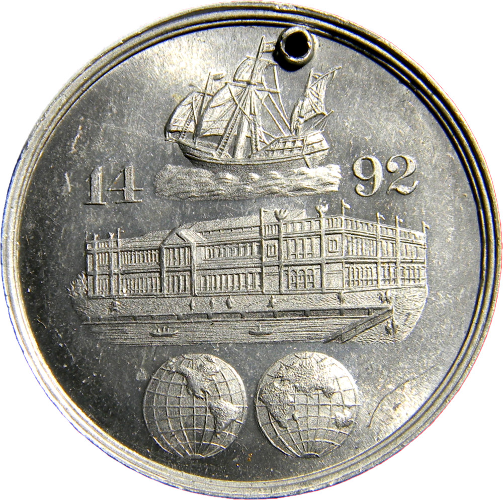 1892 COLUMBUS & QUEEN ISABELLA Medal (03519)