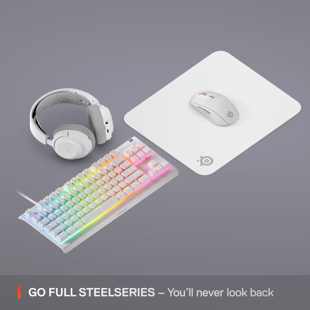 SteelSeries - QcK Cloth Gaming Mouse Pad (Medium) - White