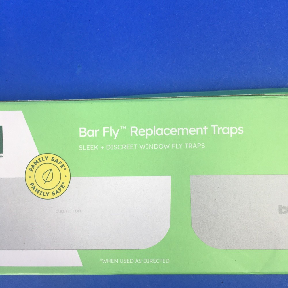 BugMd Bar Fly Replacement Traps 6 Ultra Sticky Traps