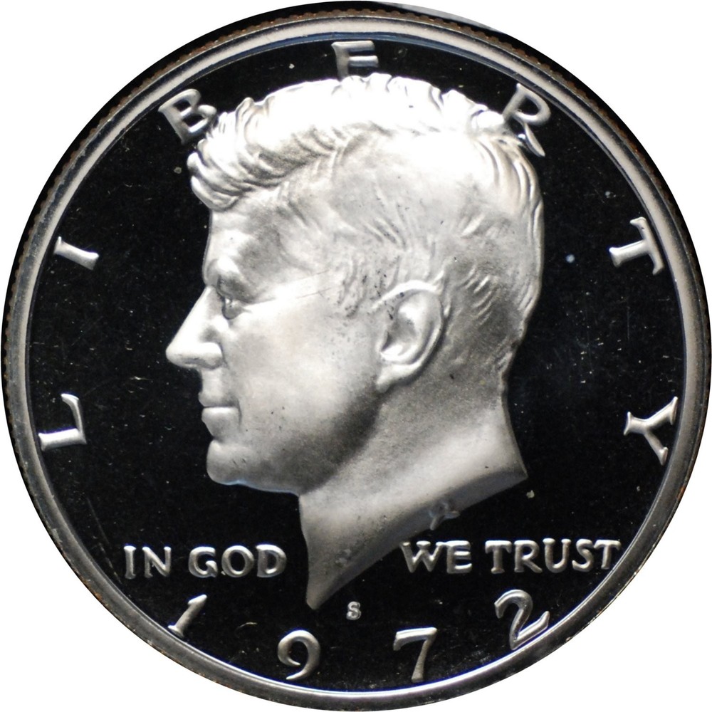 1972-S Proof Kennedy Half Dollar - Gem + + + Proof  #290