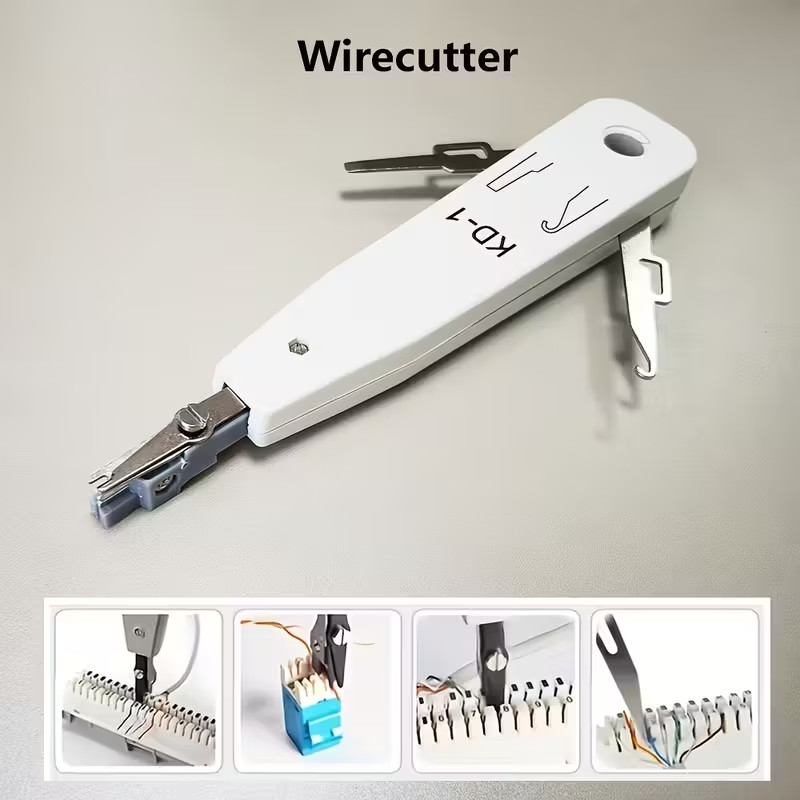 Network Tool Kit - RJ45 Crimper, Tester & Strippers for Ethernet Cable Work
