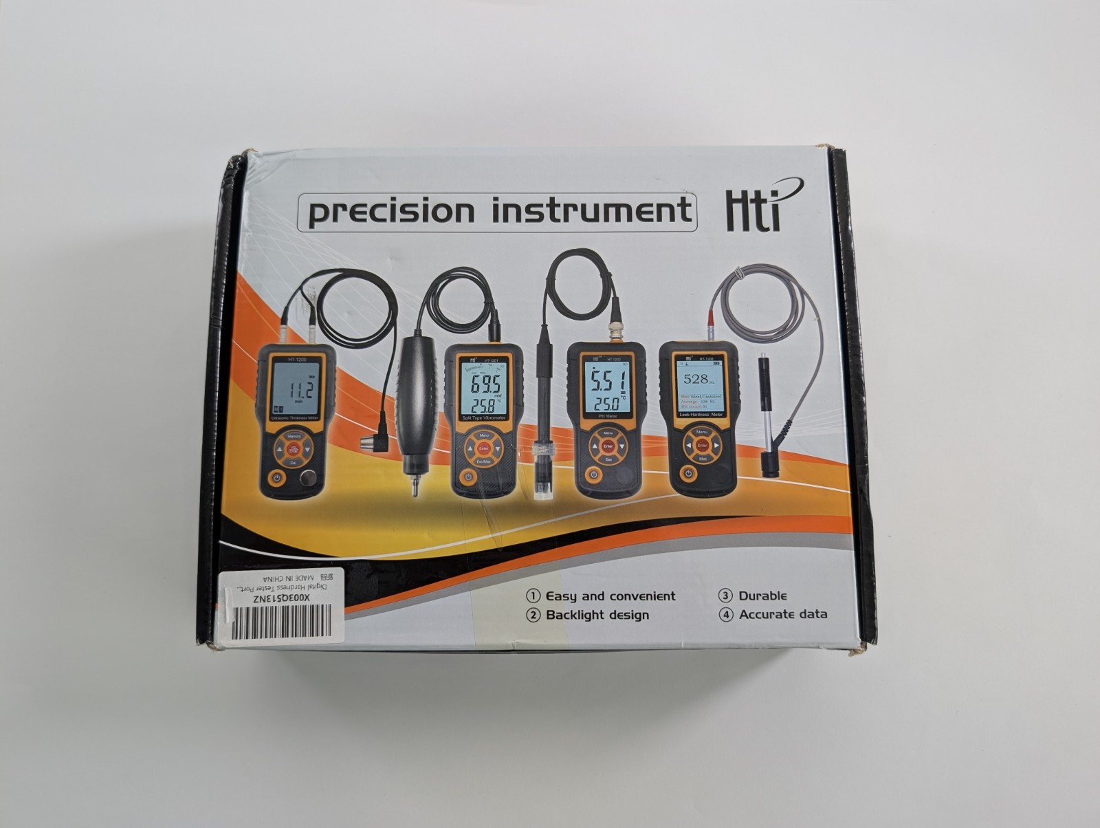 Digital TFT Screen Hardness Tester High Accuracy Hardness Meter Durometer HT1208