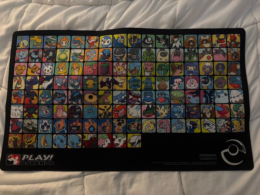 Play! Pokemon Professor program playmat Generation 4 (Black)