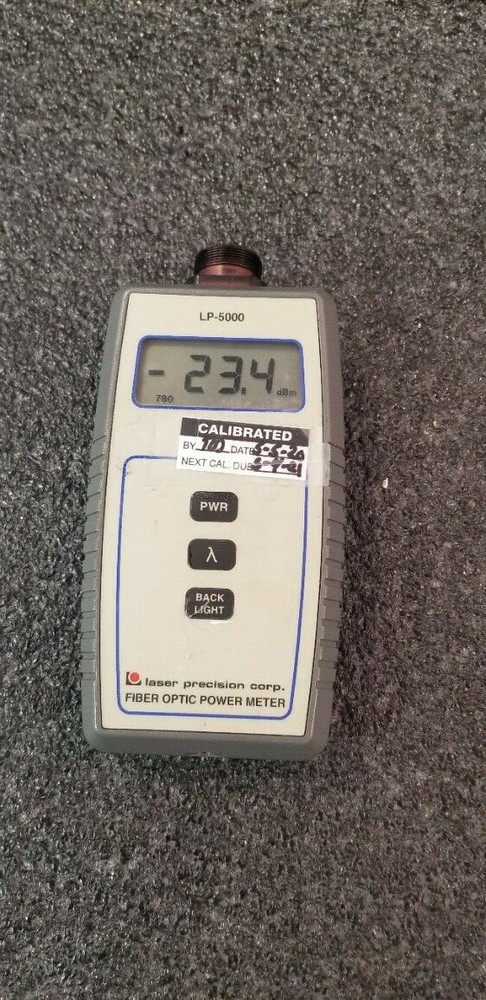 Laser Precision LP-5000 Fiber Optic Power Meter