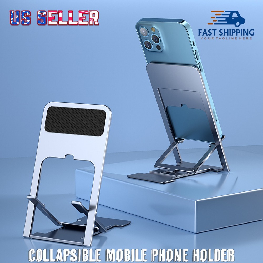 2Pack Phone Holder Foldable Adjustable Multi-Angle Cell Phone Stand for iPhone