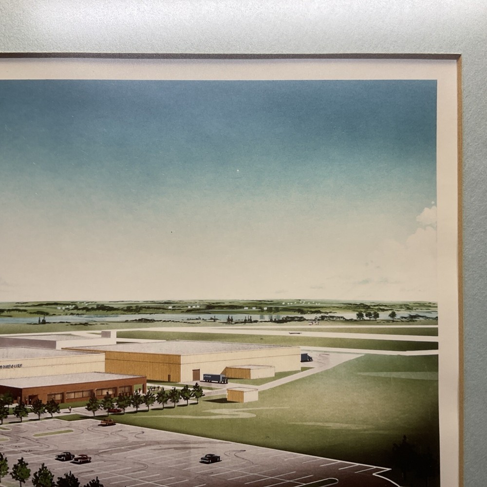 SITE DEVELOPMENT BOEING OF CANADA - ARNPRIOR DIVISION - FRAMED ENGINEERING PRINT