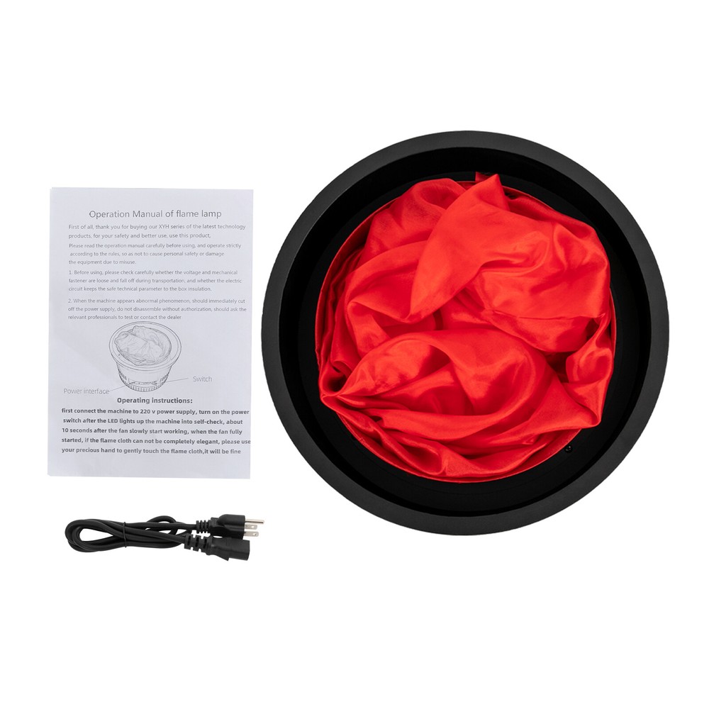 Electric Red Flame Light Simulated Campfire Light Fake Flame Lamp Effect Decor