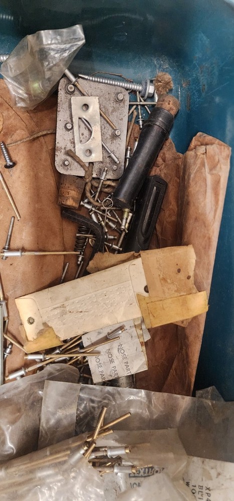 Boston Pneumatic Rivet Puller & Accessories Lot With Box