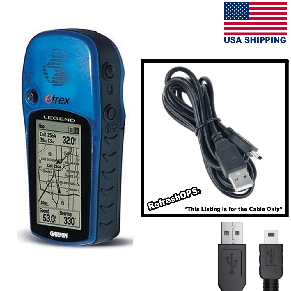 Garmin eTrex Legend H Mapping GPS USB Cable Transfer Cord Replacement