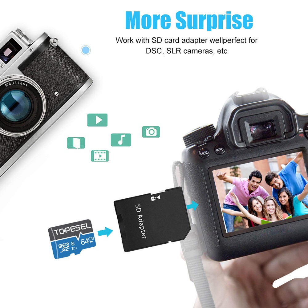 Lot 64GB Camera Micro SD Card Memory Card Class 10 TF Card Storage Memory Cards