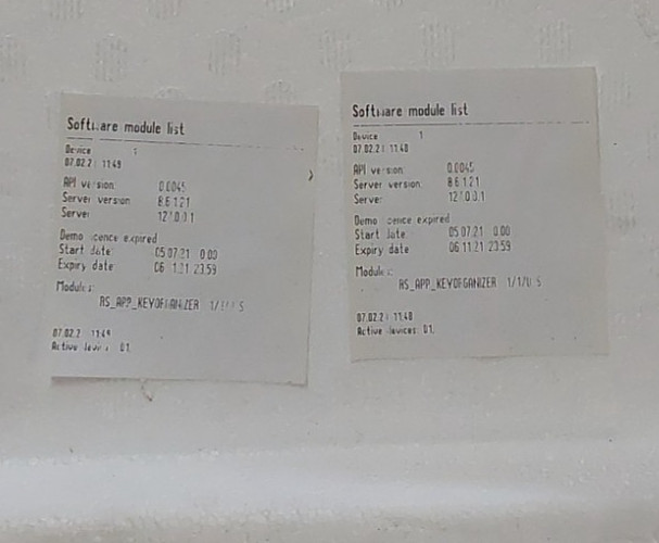 Two Replacement BIZERBA 15" Customer Display Panel Screens for XC 100/400/800