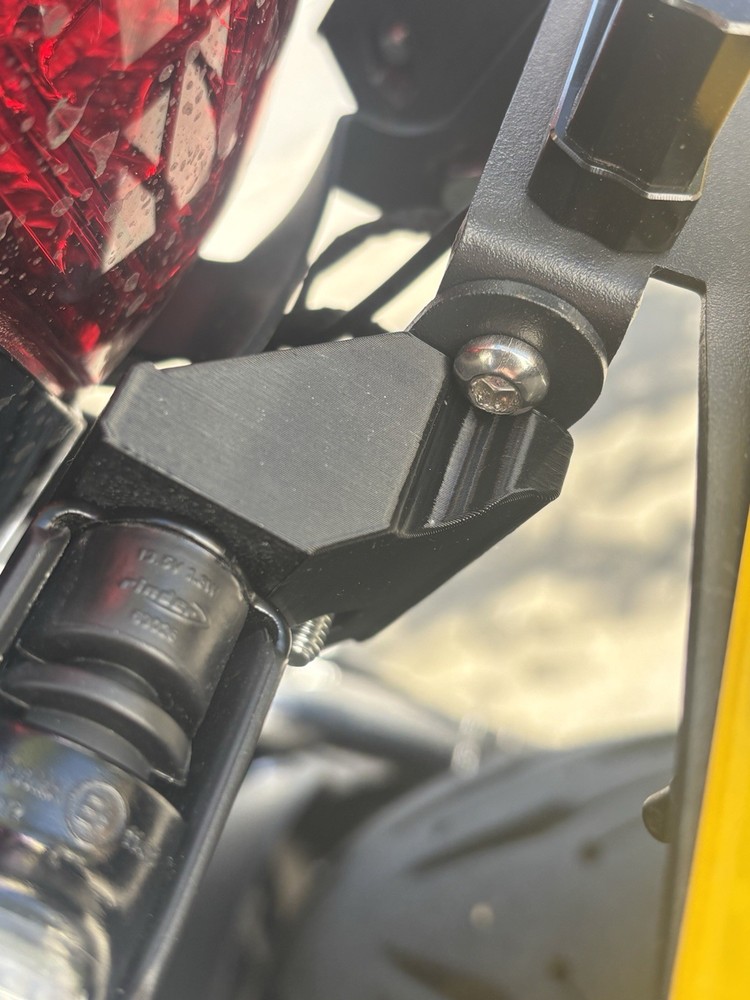 Motorcycle tail Tidy Indicator Blocks/risers
