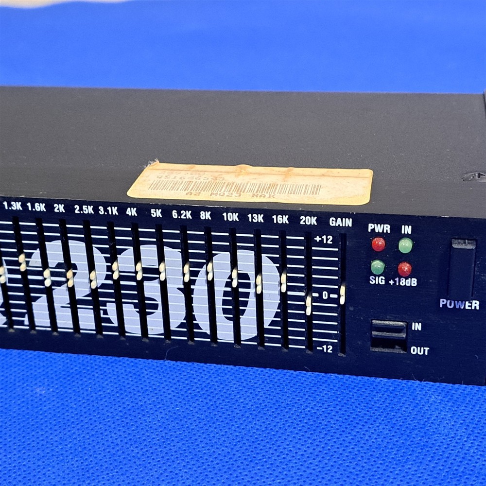 Alesis M-EQ 230 Dual 1/3 Octave Precision Equalizer - Untested