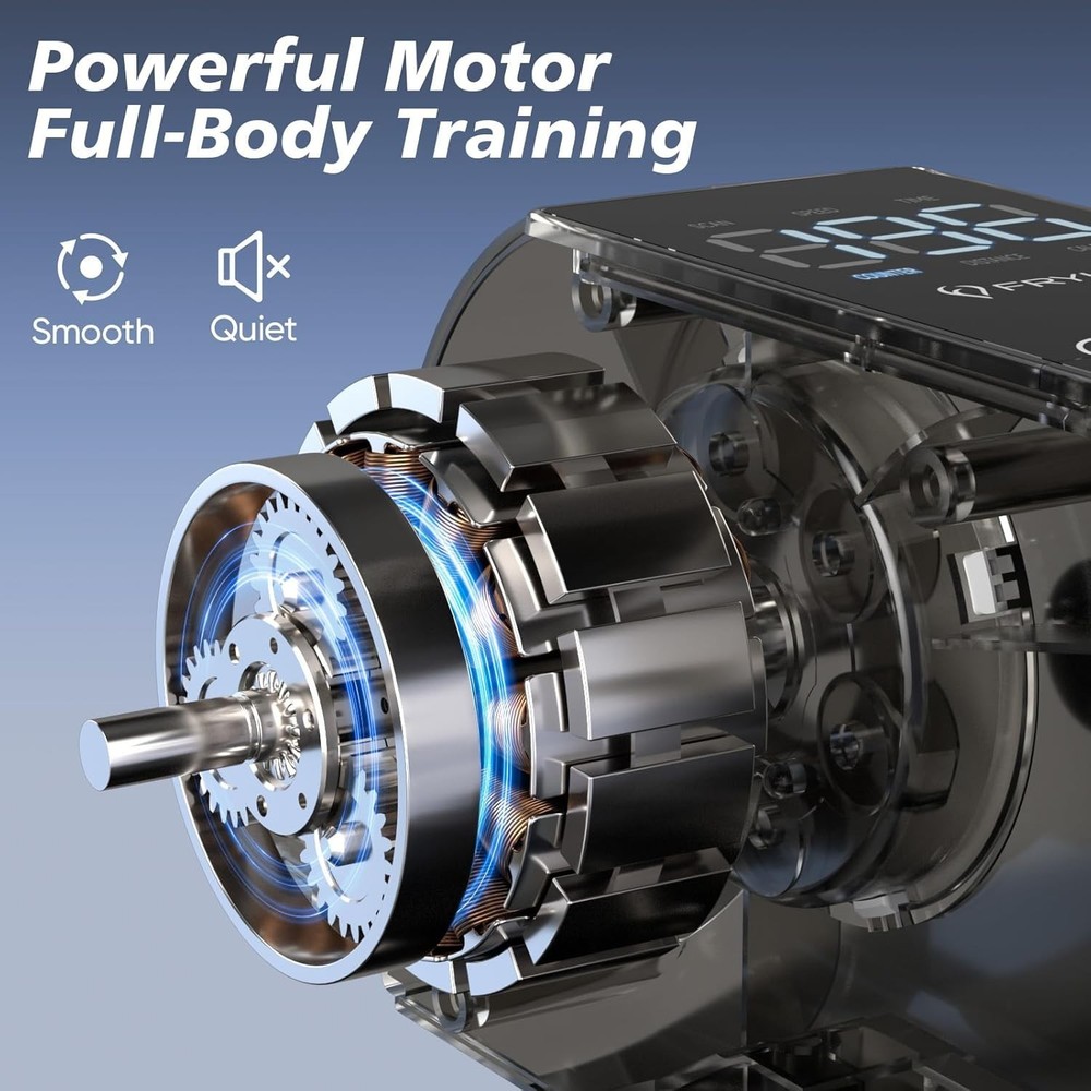 Under Desk Elliptical Machine for Seniors Mini Pedal Exerciser with Remote