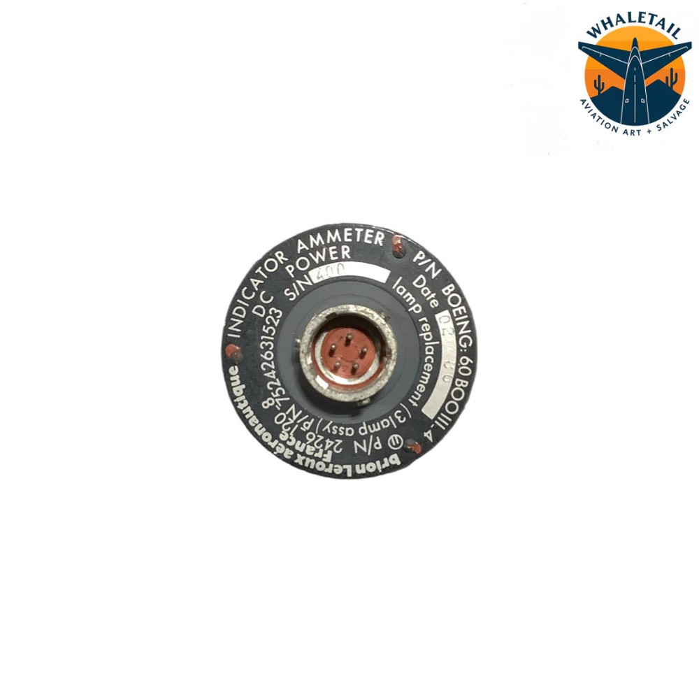 B747 Indicator Ammeter