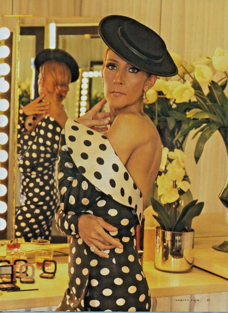 Original Magazine 2 page Article on Singer Celine Dion