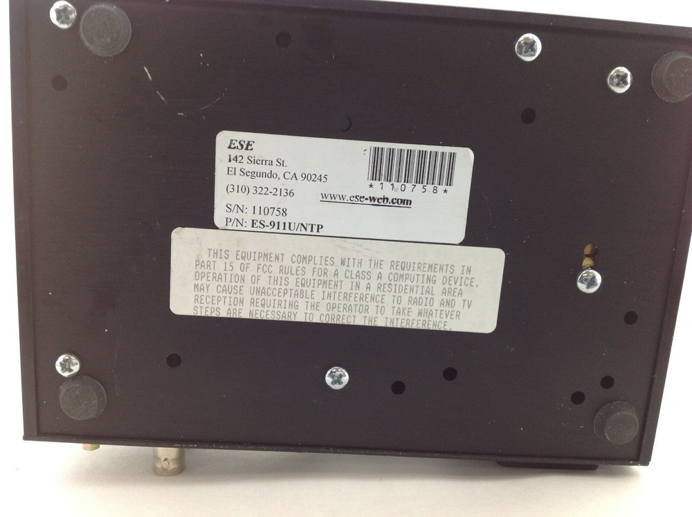 ESE ES-911U/NTP Time Server CO-E2-12AA