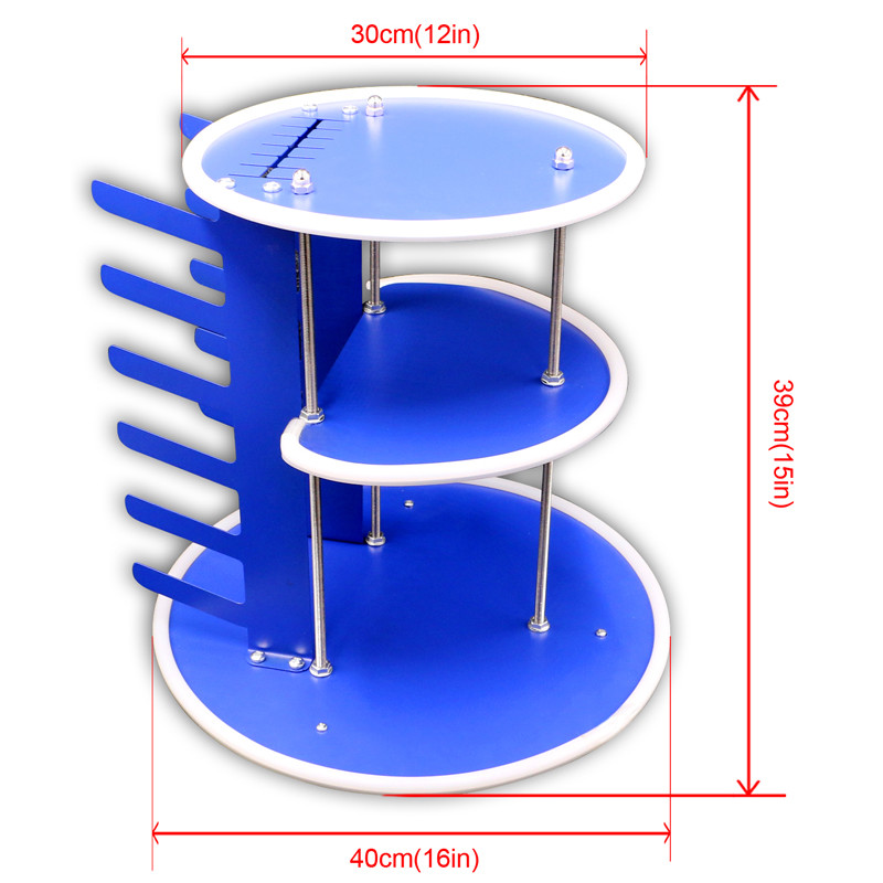 Screen Printing Storage Rack 3 Layers Ink Squeegee Shelf Press Tools Orginazer