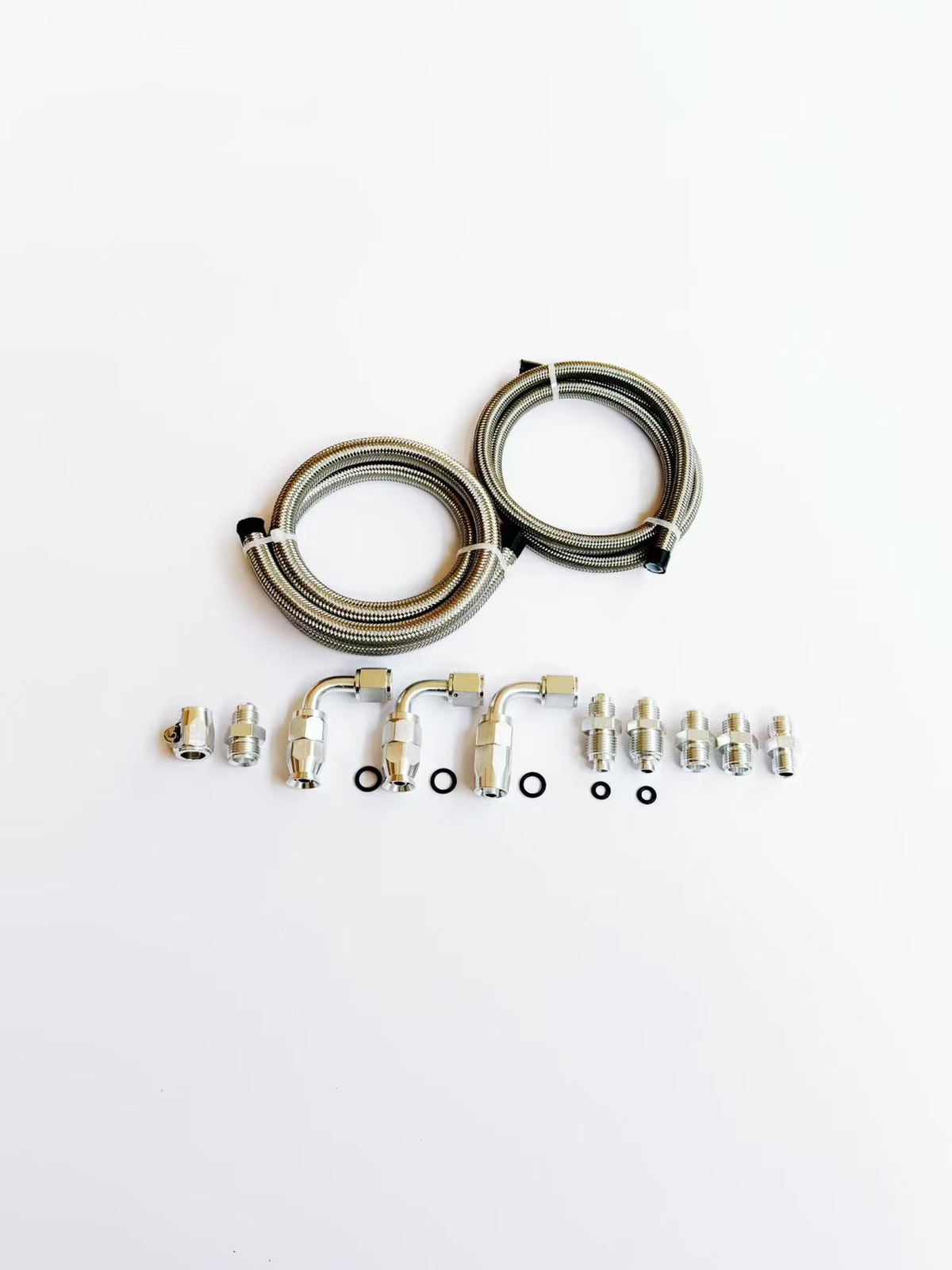 FOR GM Stainless Steel Power steering Hose kit fit Saginaw & type II Pumps