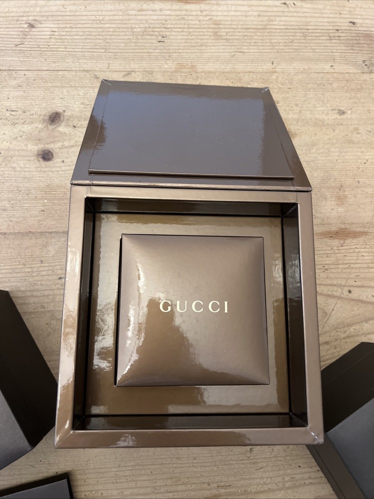 GUCCI 3 Watch Box’s + Booklets