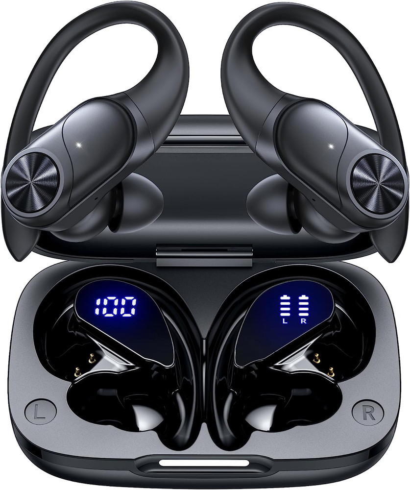 Bluetooth Headphones Wireless Earbuds 80Hrs Playtime Wireless Charging Case