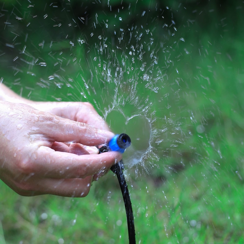 Drip Irrigation Emitters with Adjustable 360 Degree Water Flow Drippers Sprayer