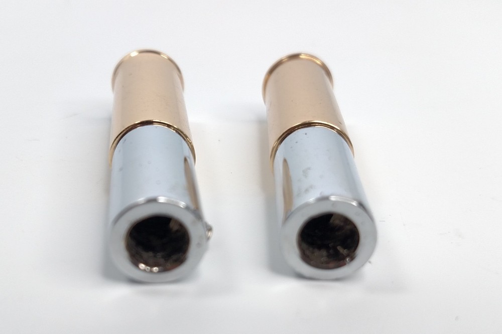 Pair Metal Toggle Switch Extension Peterbilt 2-1/8", 44 Mag Bullet Shell