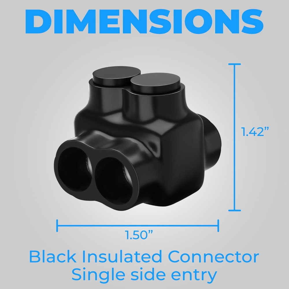 Electrical Power Cable Connectors - Single Entry Wire Range 2-14