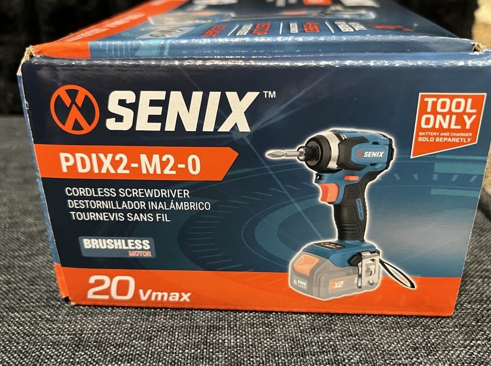 Senix Cordless Screwdriver TOOL ONLY 20Vmax Brushless