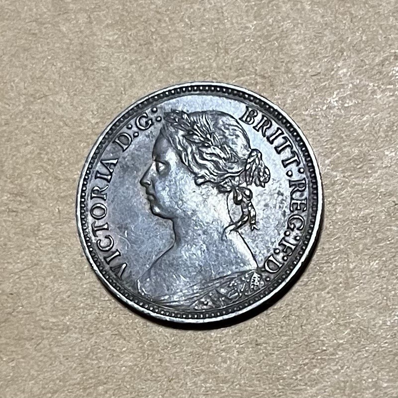 1878 Farthing - Great Britain Victoria EF
