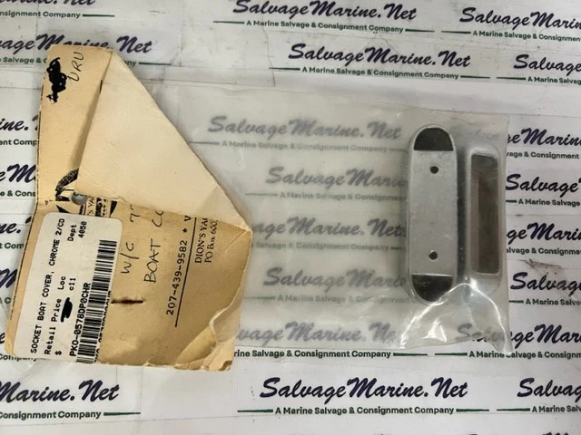 PERKO Pair #0578DP0CHR Boat Cover Socket.