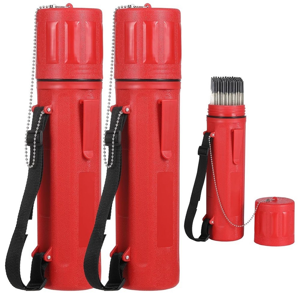 Welding Accessory 2pcs Robust Electrode Storage Canisters for All Users