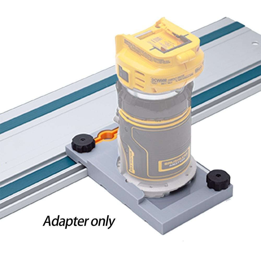 Adapter Compatible with Dewalt DCW600B DWP611 Router Guide Rail Adapter