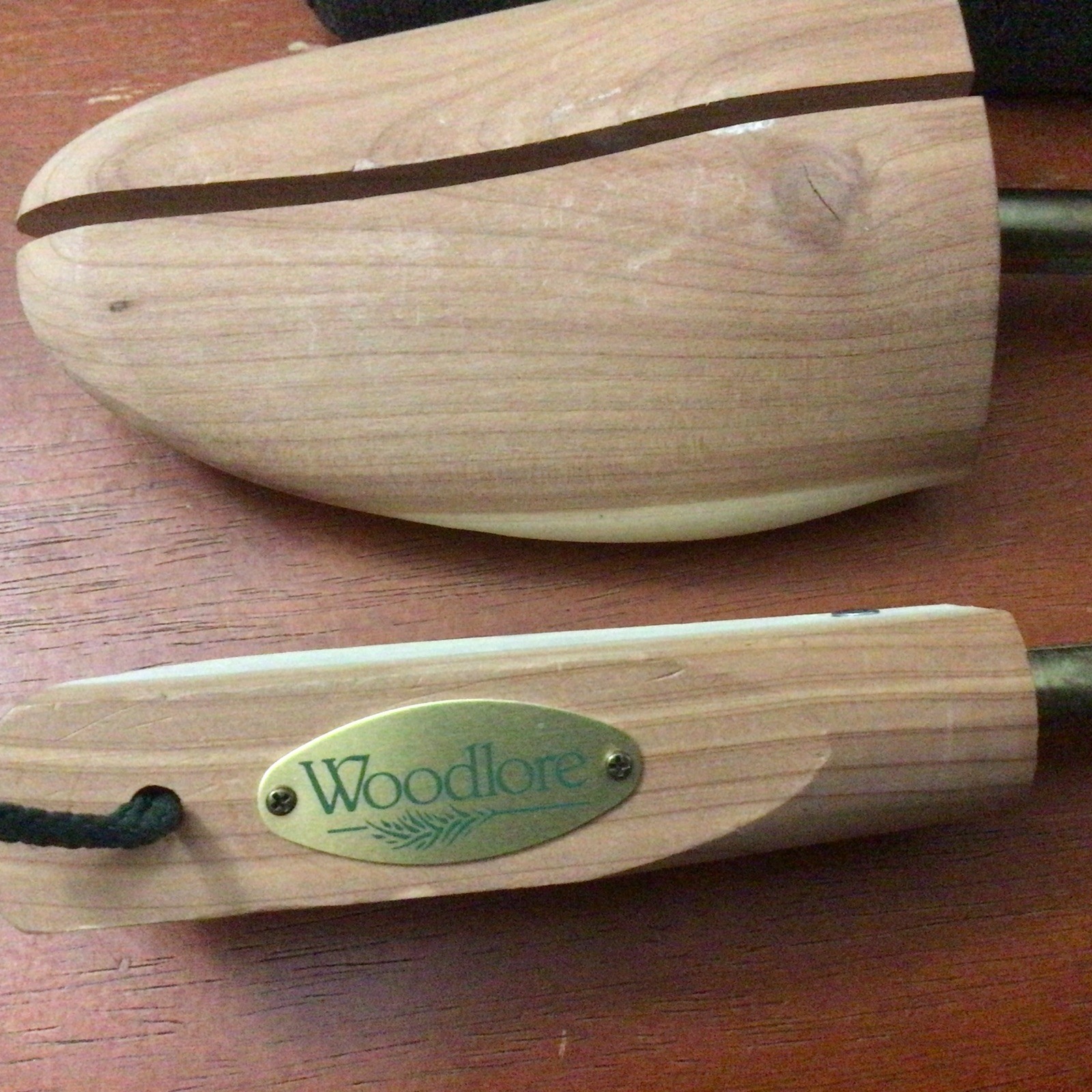 Cedar Shoe Horn Trees Woodlore Men’s Combination Split Toe Size L Made In USA
