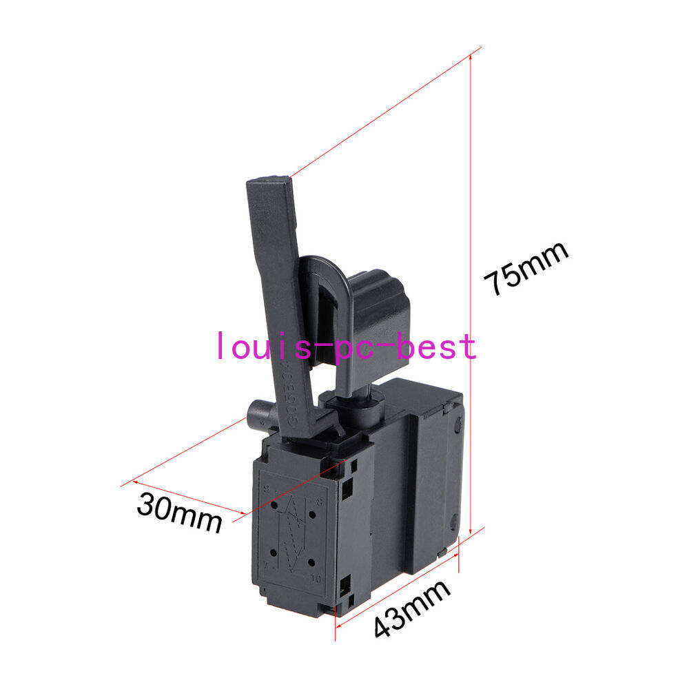 1X FA5-6/IBEK Electric Drill Hammer 250V-6A Speed Control Switch Trigger Switch