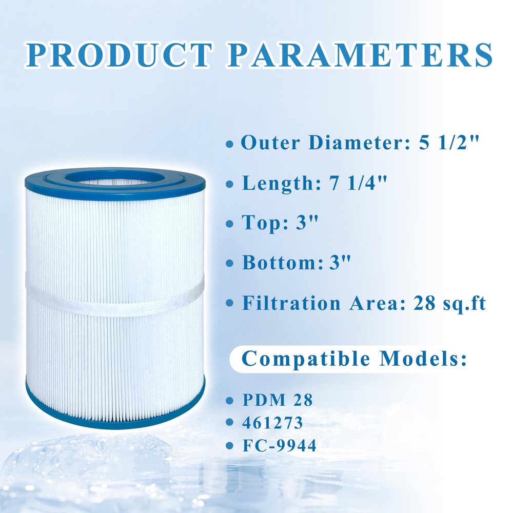 Spa Filter replacement fits compatible with PDM28 461273 set New