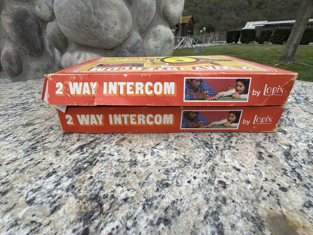 Logix Mini Kit Licensed Toy 2 Way Intercom Set New In Box Vintage 2- Sets