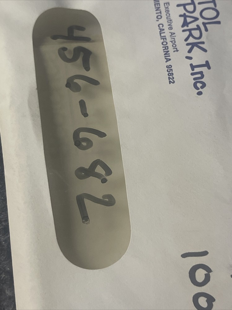 Placard AV Gas Same As Cessna S4527-1