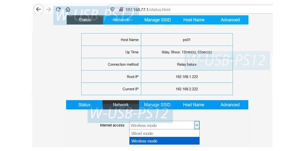2-In-1 Printer Wi-Fi Network Adapter For Sharing USB Printers Over Network Wi-Fi