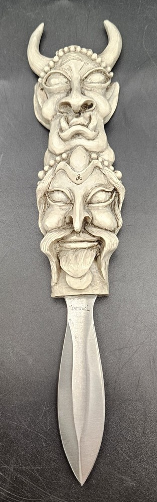 Collectible Tomahawk Cutlery Decorative Devil Demon Dagger Knife XL 0503
