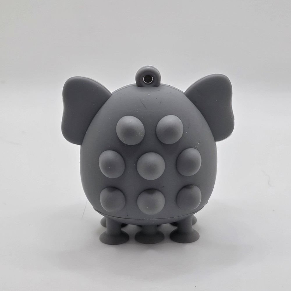 Grey Elephant Pop-It & Suction