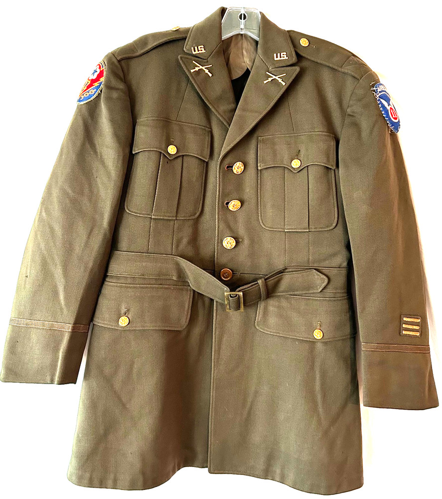 WWII 11th Airborne Infantry Officers Coat / Uniform