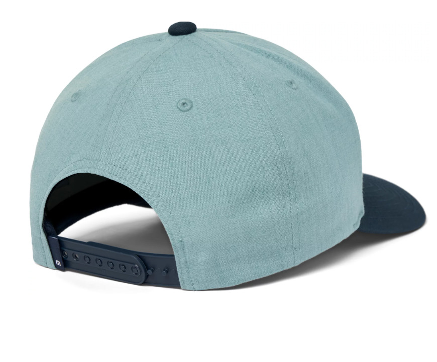 Travis Mathew Golf Nerd Snapback Hat Blue